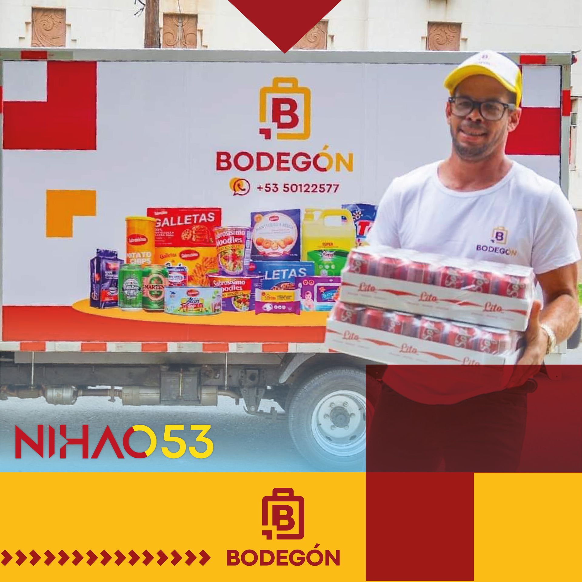 Entrega puerta a puerta a domicilio del servicio pack BodegON.