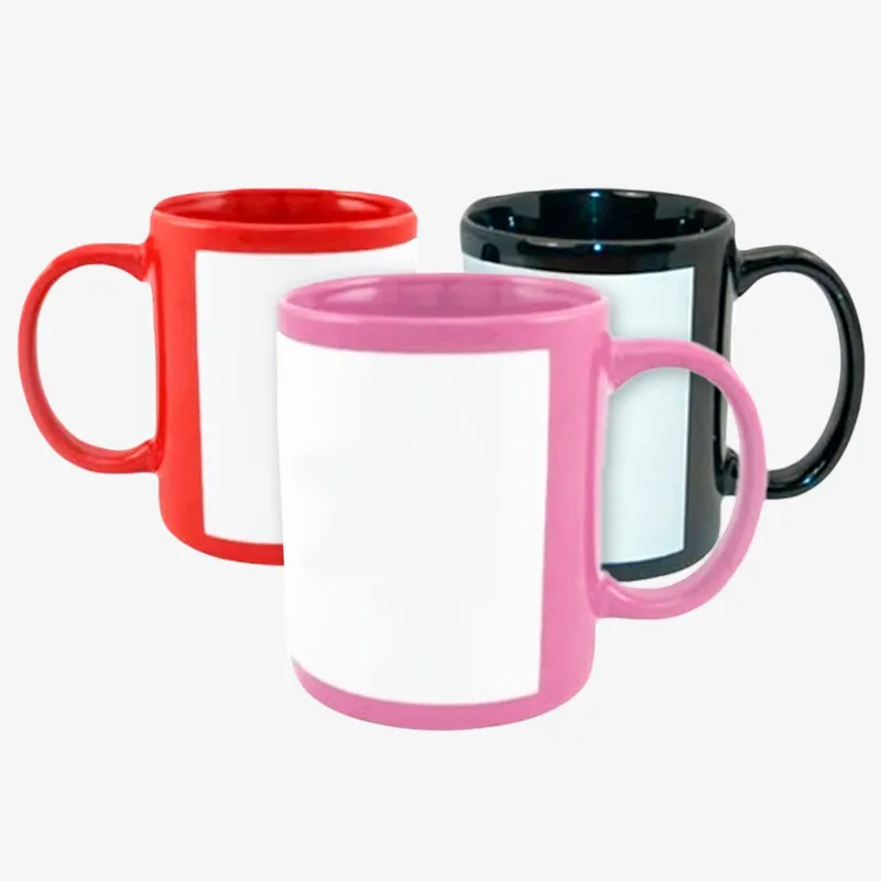 Taza 11oz luminosas de color rosado para sublimar
