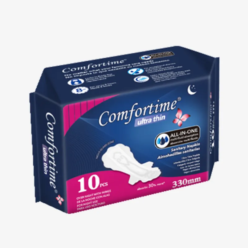 Almohadillas Sanitarias de Noche (Extra Finas y Alargadas)