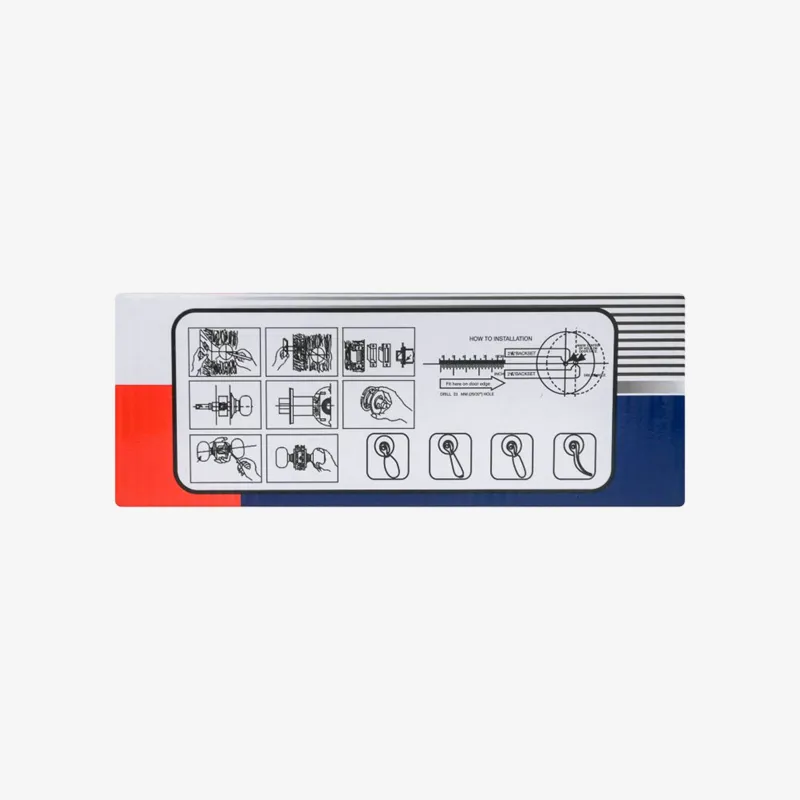 Picaporte tipo Bola con Cerradura con Chip Cobre