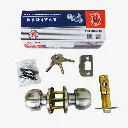 Picaporte tipo Bola con Cerradura