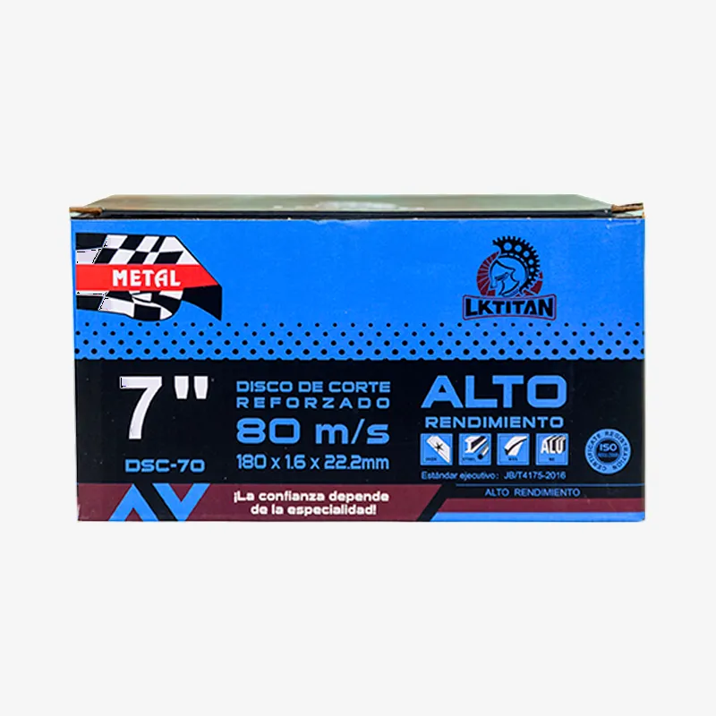 Disco de Corte Metal- 7"X1/16"X7/8"-Q7