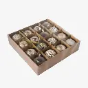 Set de 16 bolas navideñas de 6cm