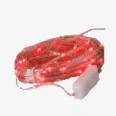 Luces de Navidad, color rojo, 10m, modernas