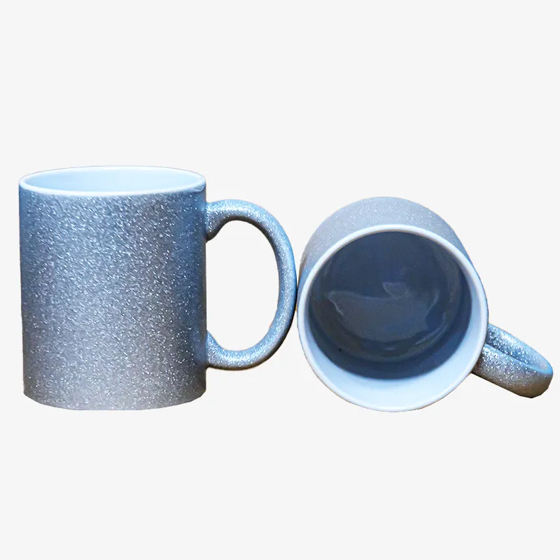 Taza 11 oz  brillante de color Gris para sublimar