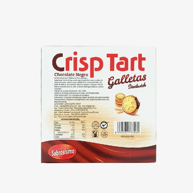 Galleta Criptart chocolate negro