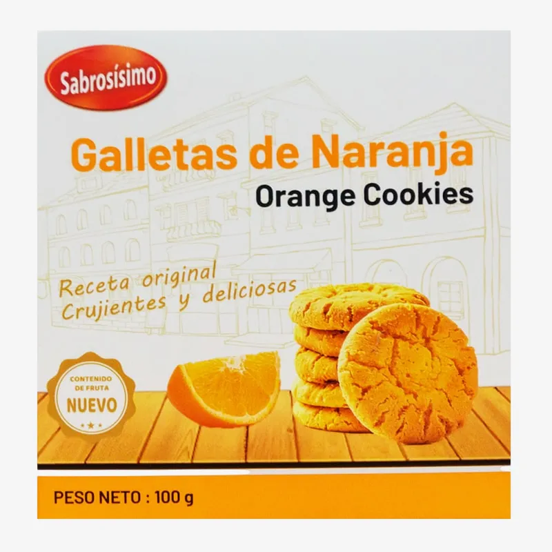 Galleta mantequilla sabor naranja