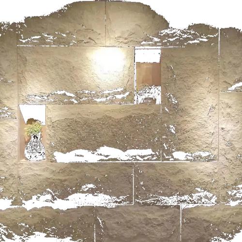 Panel de revestimiento para paredes color terracota