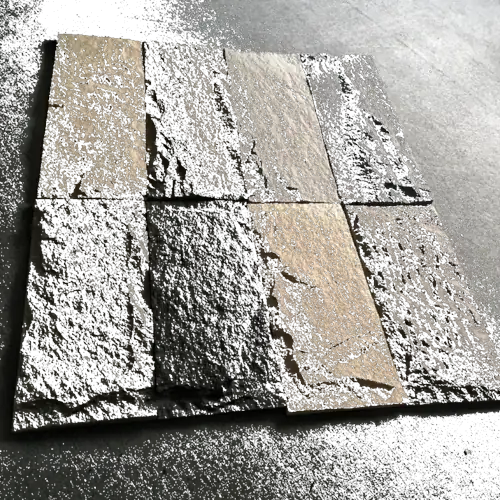 Panel de revestimiento para paredes color terracota