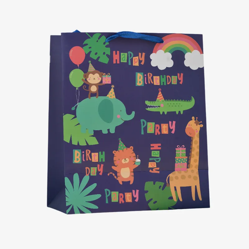 Bolsa de regalos con animales (grande)