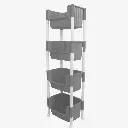 Estante de 4 niveles (premium)