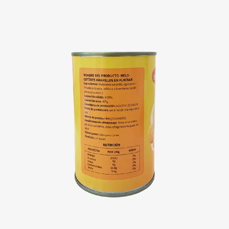 Melocotón en almíbar 425g