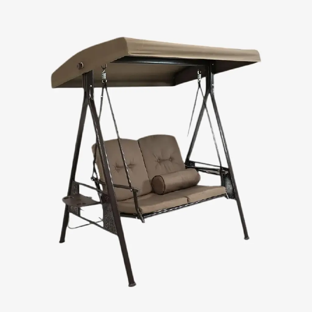 Silla columpio para jardín Beige 1.85*1.6*1.2m