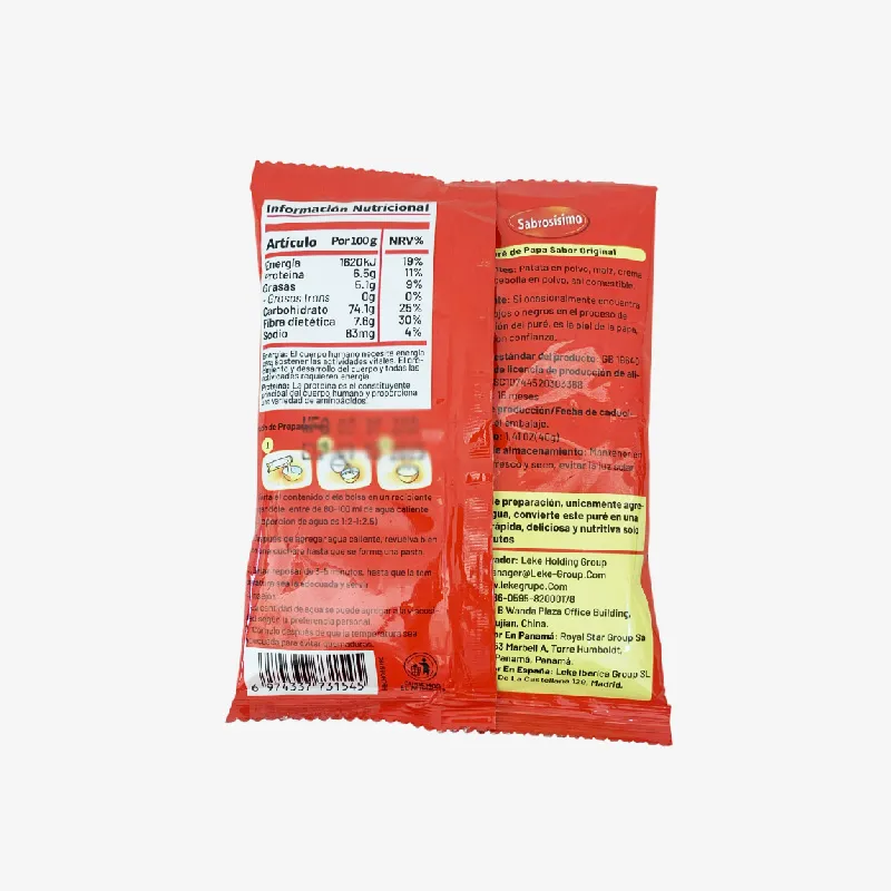 Puré de papas original 40g