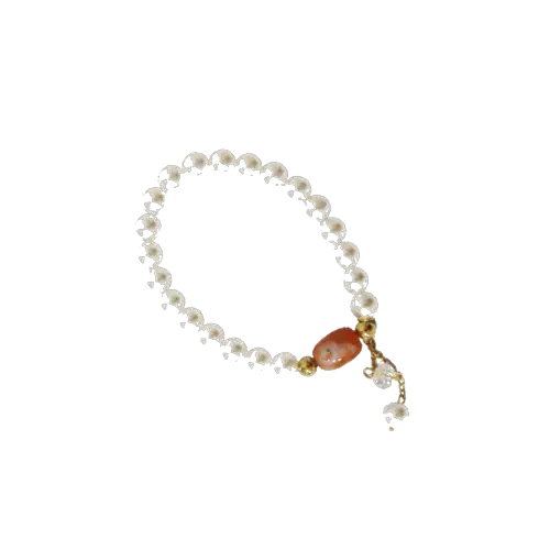 Pulsera de perlas "Rubí"