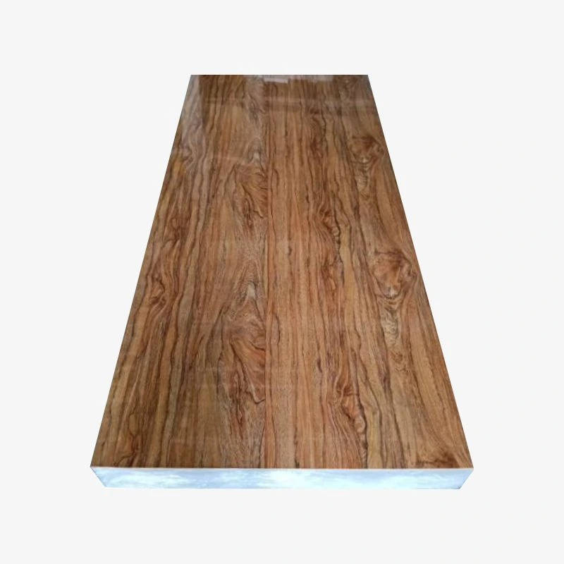 Lámina de PVC impermeabilizante con diseño de Mármol Carmelita Oscuro KL8095