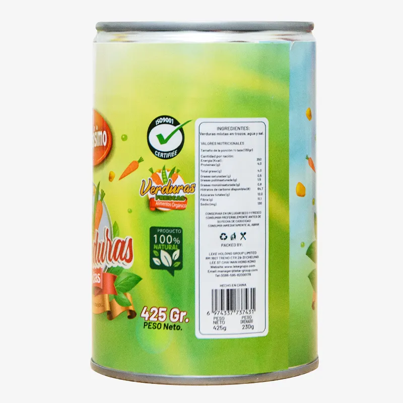 Verduras mixtas (estilo Macedonia)