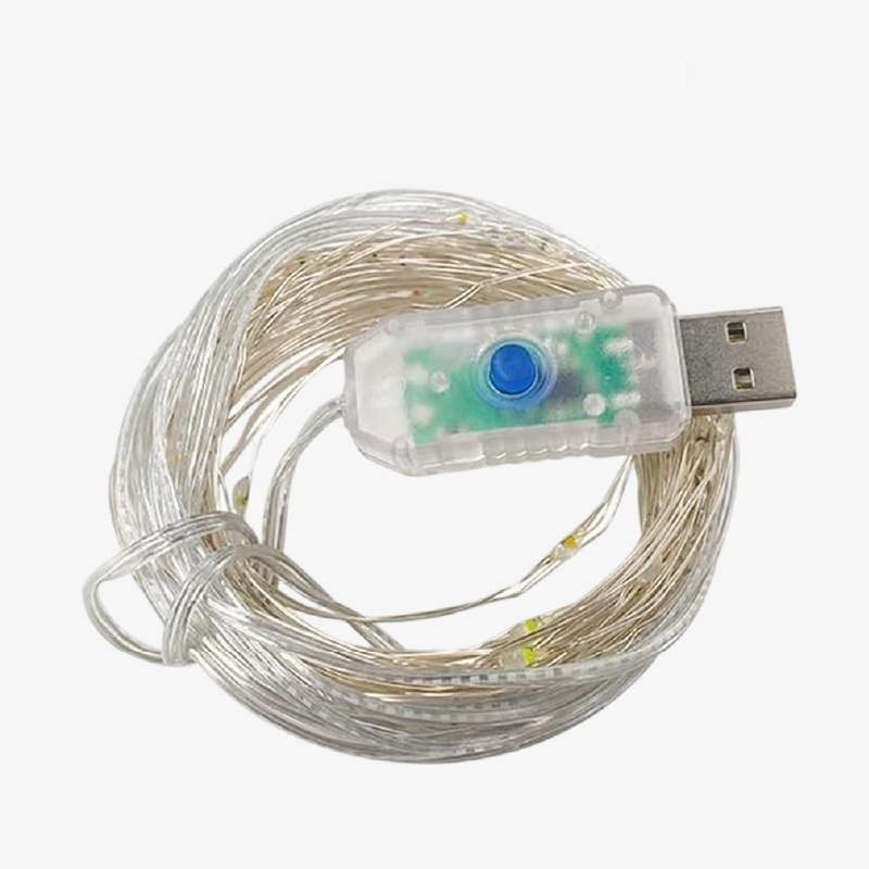 Luces LED decorativas de color verde (10m) Modernas