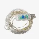 Luces LED decorativas de color verde (10m) Modernas