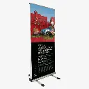 Sistema de montaje para vallas publicitarias tipo Roll On