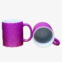 Taza 11 oz  brillante de color morado para sublimar