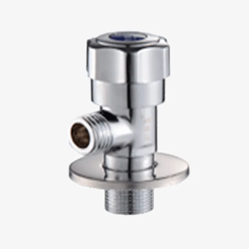 Llave angular de acero inoxidable + cobre de 1/2