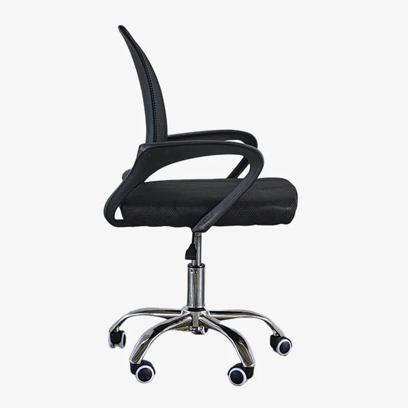 Silla de Oficina negra de malla Ergonómica