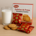 Galleta mantequilla sabor fresa