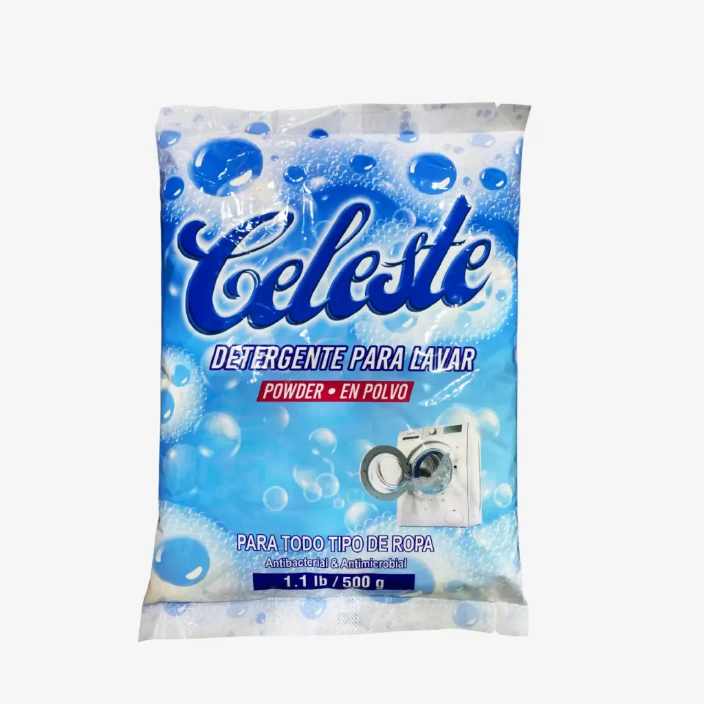 Detergente en Polvo Celeste (500g)