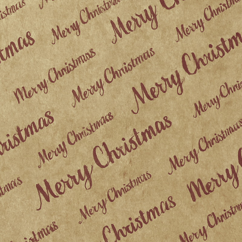 Papel de regalo para celebraciones (tápiz de merry christmas)(PZ041)