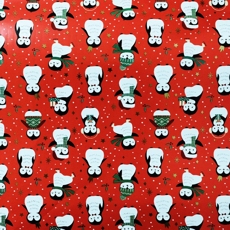 Papel de regalo celebraciones (Pingüino)(PZ018)