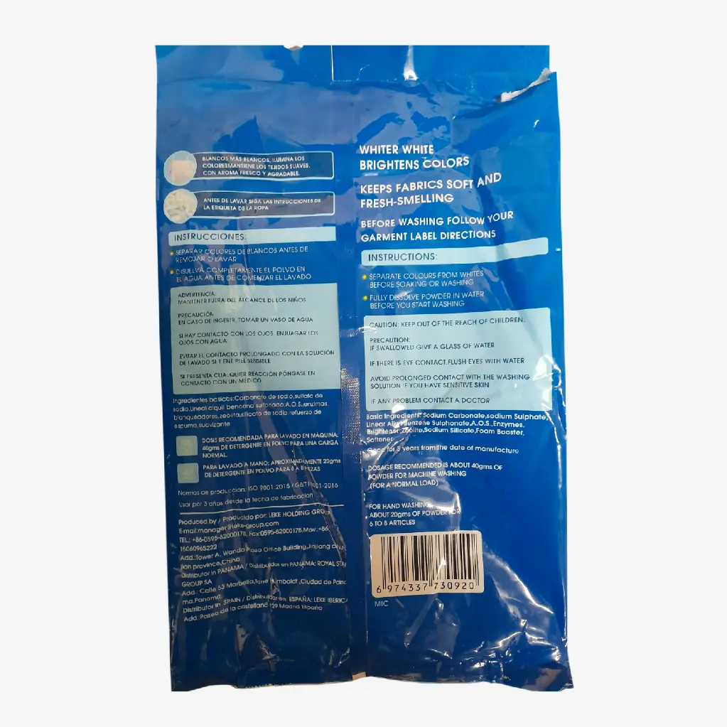 Detergente en Polvo Foam Plus (3 kg)