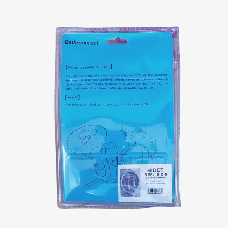 Ducha bidet manual 1,5 M Acero inoxidable (BID-5)