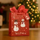 Bolsa de regalos Muñeco de nieve (estándar) ZD025B