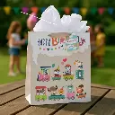  Bolsa de regalos de tren de animales (grande) ZD035