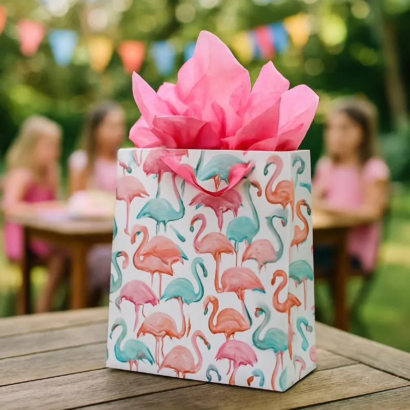 Bolsa de regalos con diseño de flamencos  (estándar) ZD001C