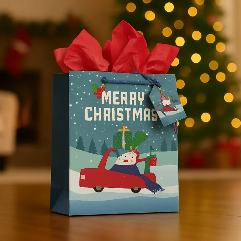 Bolsa de regalos Oso navideño ZD008B