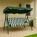 Silla columpio para jardín Verde 1.82*0.57*0.3m