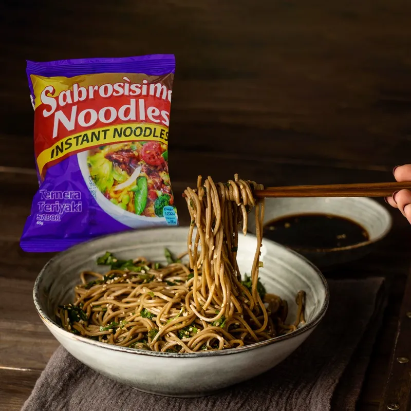 Sopa estilo ramen sabor Teriyaki