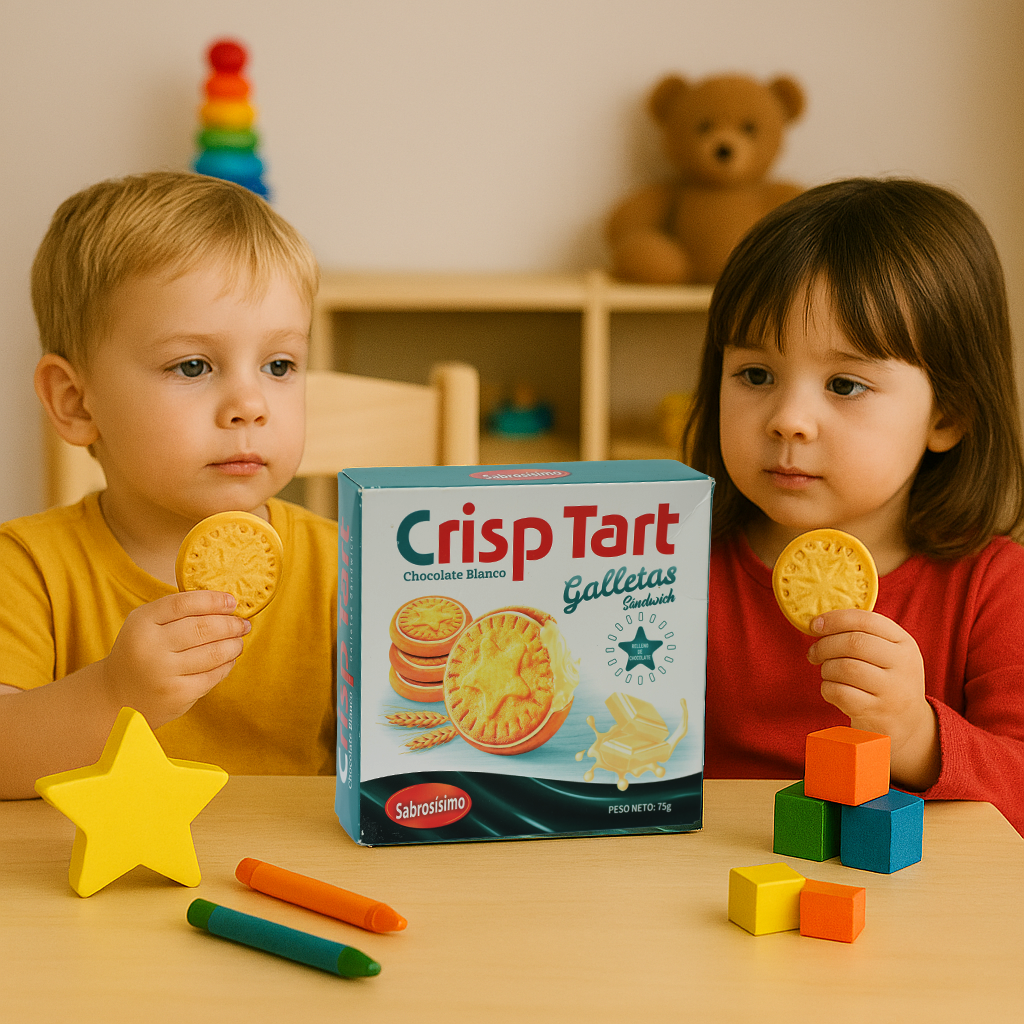 Galleta Crisp Tart chocolate blanco