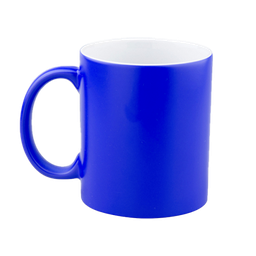 [NH13TF11AZ48] Taza 11 oz fluorescente de color  azul para sublimar