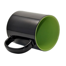 [NH13TMVD1148] Taza mágica 11 oz con color interior verde