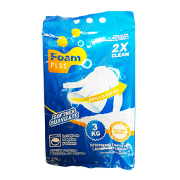 [NH01DPF3KG1U] Detergente en Polvo Foam Plus (3 kg)