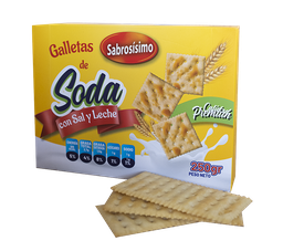 [NH07GS250G24] Galletas de Soda con sal 250g