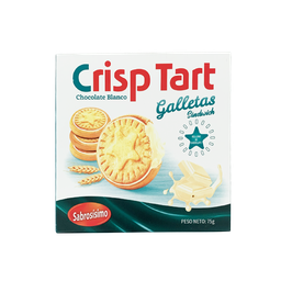 [NH07KITGCTCHB1KG] Galleta Crisp Tart chocolate blanco 1kg