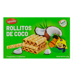 [NH07RC30] Rollitos de coco 120g