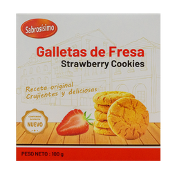 [NH07GMF24] Galleta mantequilla sabor fresa 100g