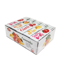 [NH07CAR480] Caramelo blando de frutas (melcocha suiza)