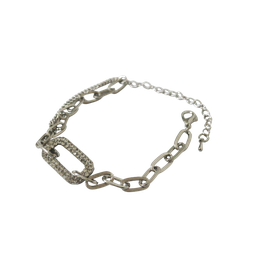 [NH09PJ800] Pulsera Silver Love (Color plateado)