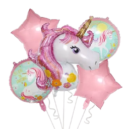 [NHO9GTU500] Globo unicornio rosa